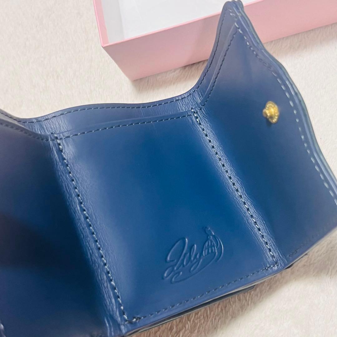 アイカツ!　ゴシックヴィクトリア　白銀リリィ　本革三つ折り財布