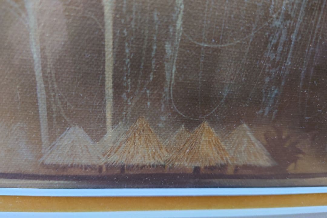 ミッシェル・バテュ 「神秘の出来事」絵画 リトグラフ 版画 ジクレ