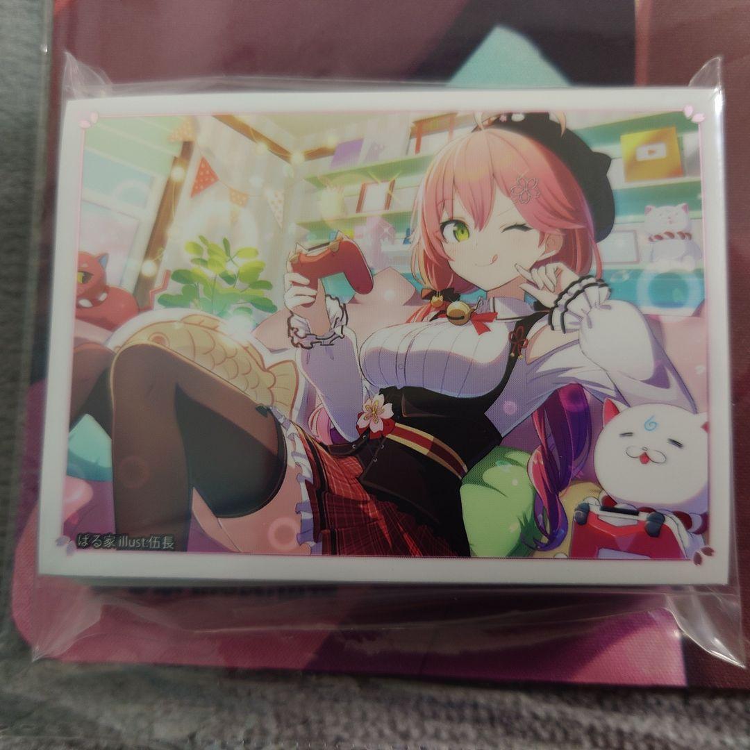α2 ホロライブ ゲーム&ぺろ さくらみこ スリーブ&プレイマット