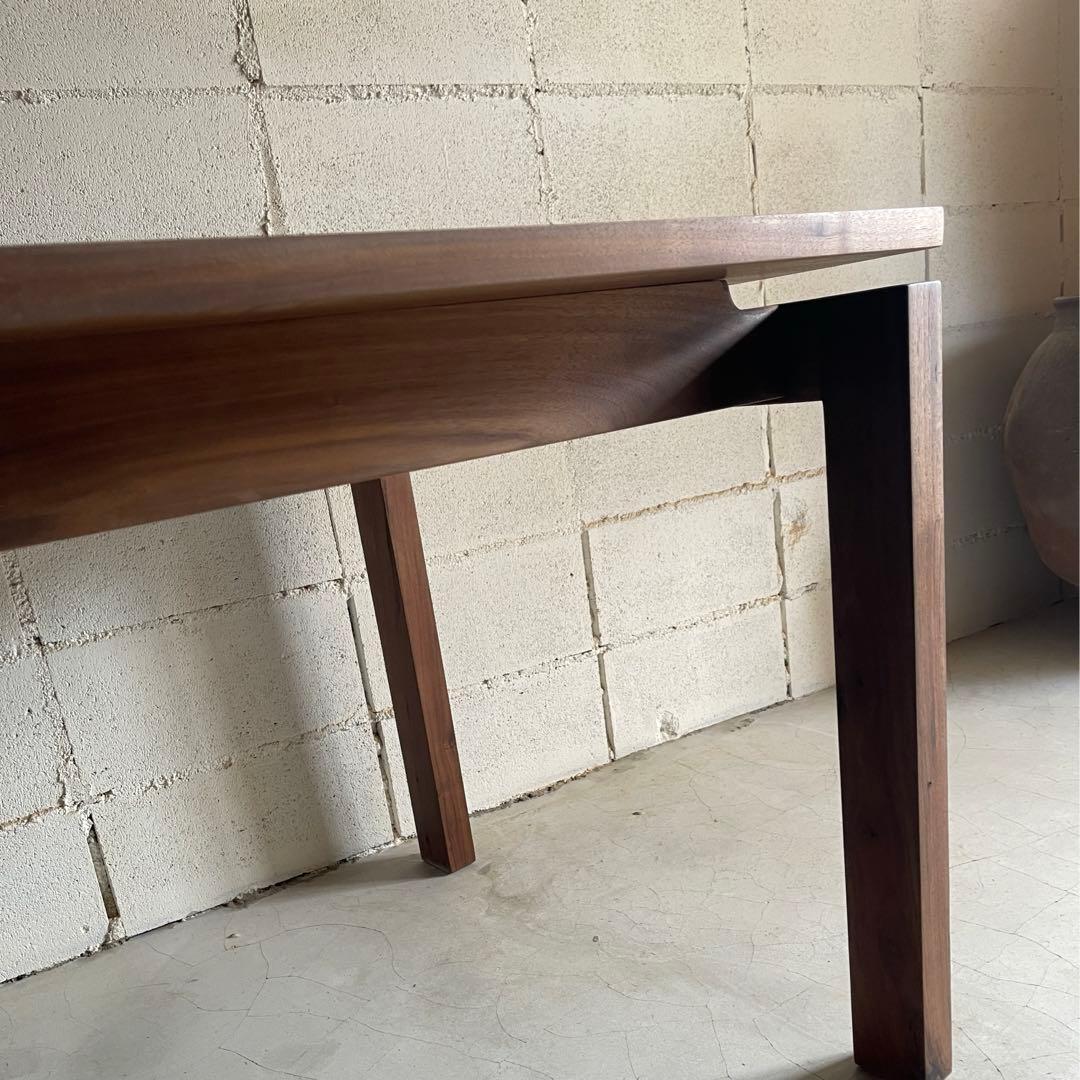 いろは　美品　高級　ウォールナット無垢材 ダイニングテーブル