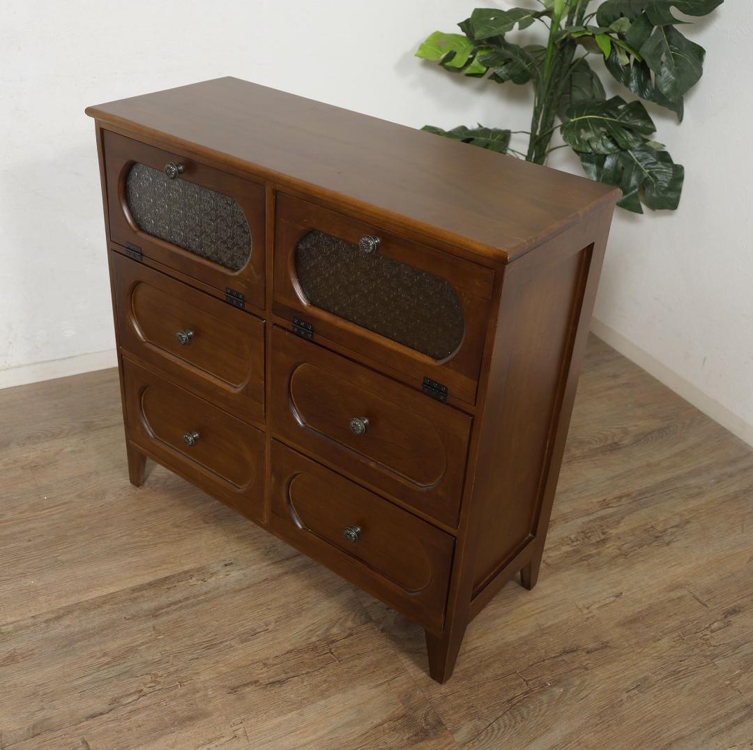 ｍａｄｏｋａ　訳あり　アウトレット　アンティーク調　チェスト　キャビネット