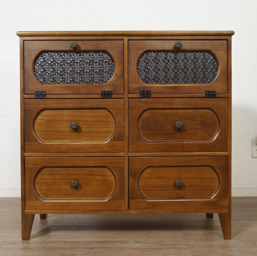 ｍａｄｏｋａ　訳あり　アウトレット　アンティーク調　チェスト　キャビネット