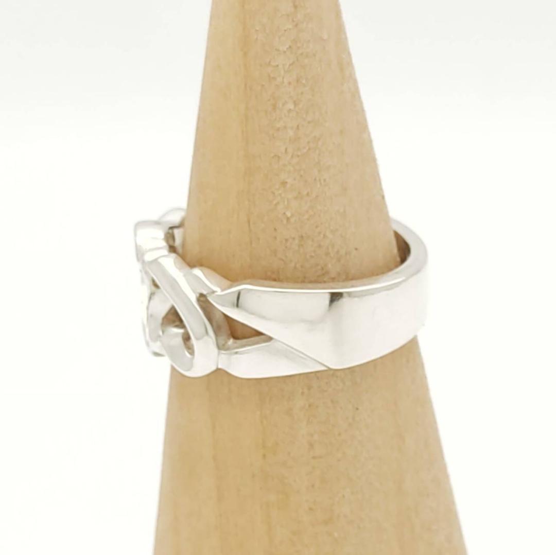 【極美品】✨ティファニー　リング12.5（12）　トリプルラビングハートSV指輪