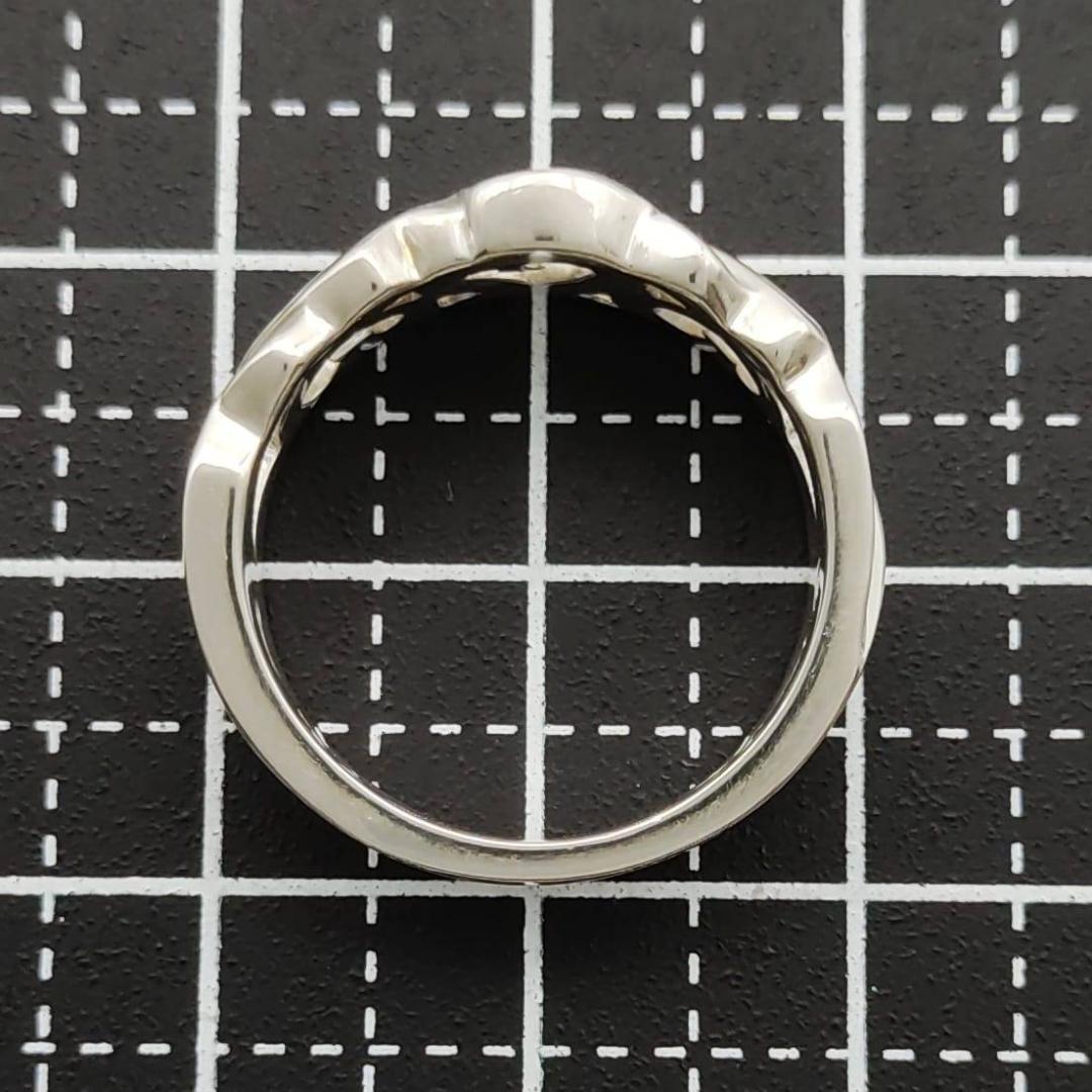 【極美品】✨ティファニー　リング12.5（12）　トリプルラビングハートSV指輪