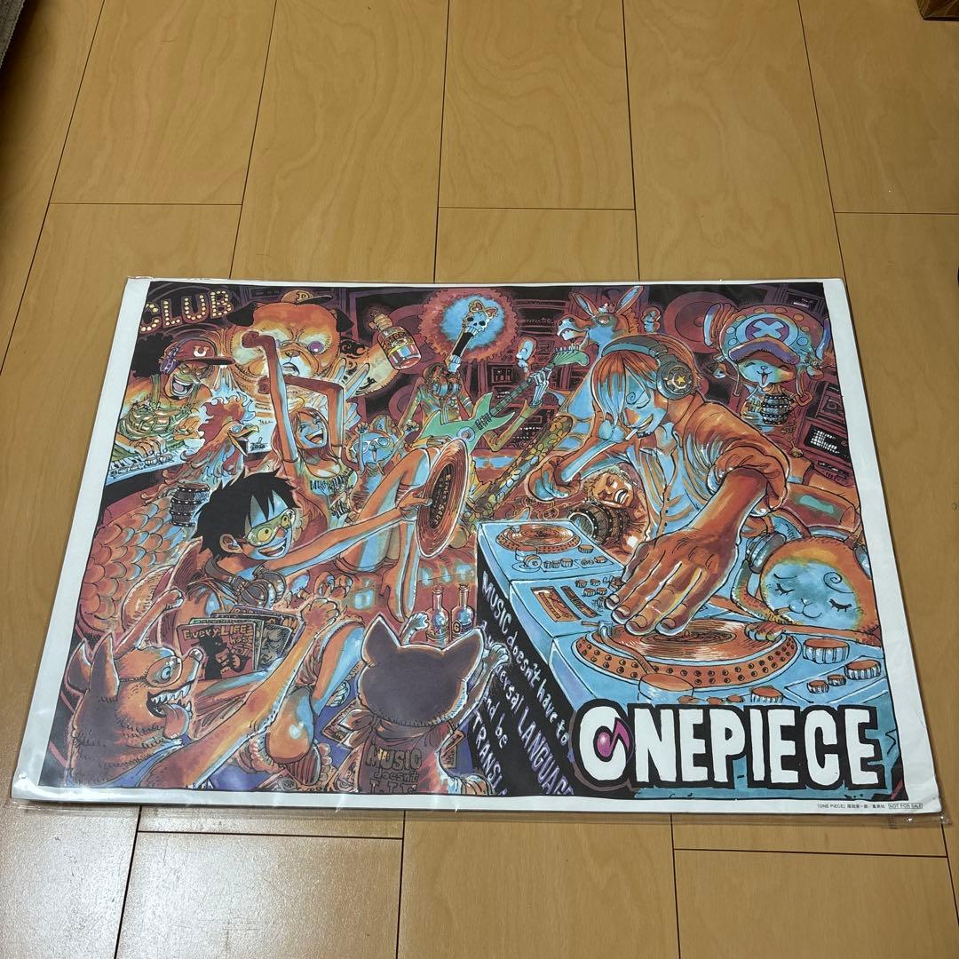 ワンピース 第981話「参戦」扉絵カラー複製原画　当選品