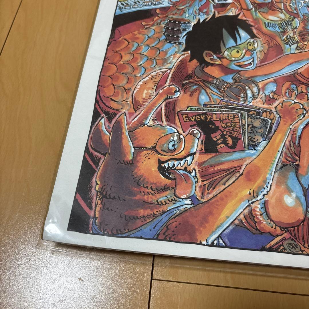 ワンピース 第981話「参戦」扉絵カラー複製原画　当選品