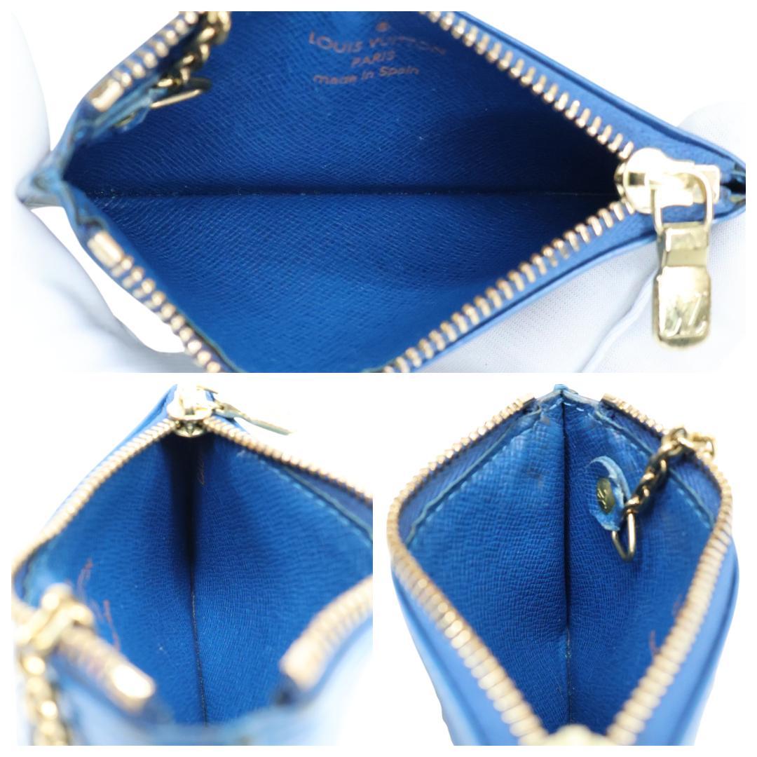 美品 ルイヴィトン エピレザー ケース ポシェットクレ M63805