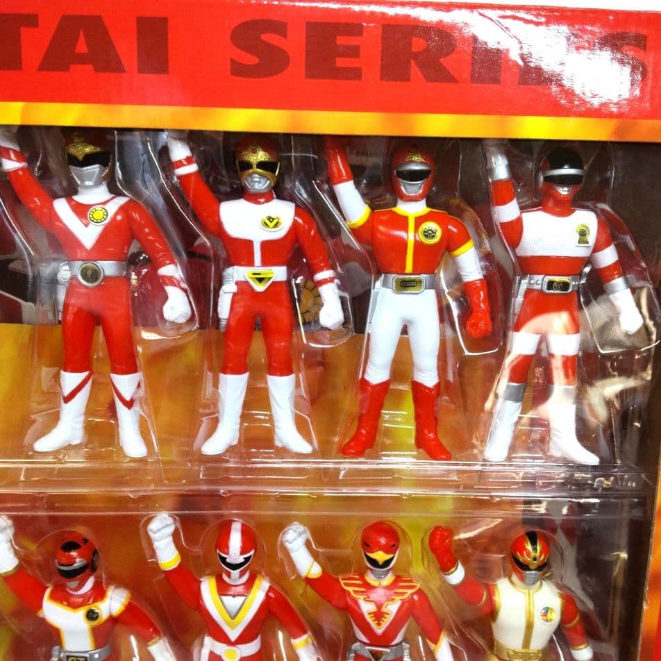 〈新品未開封〉ソフビ 25戦隊レッドヒーロー大集合&スペシャル5レッドセット
