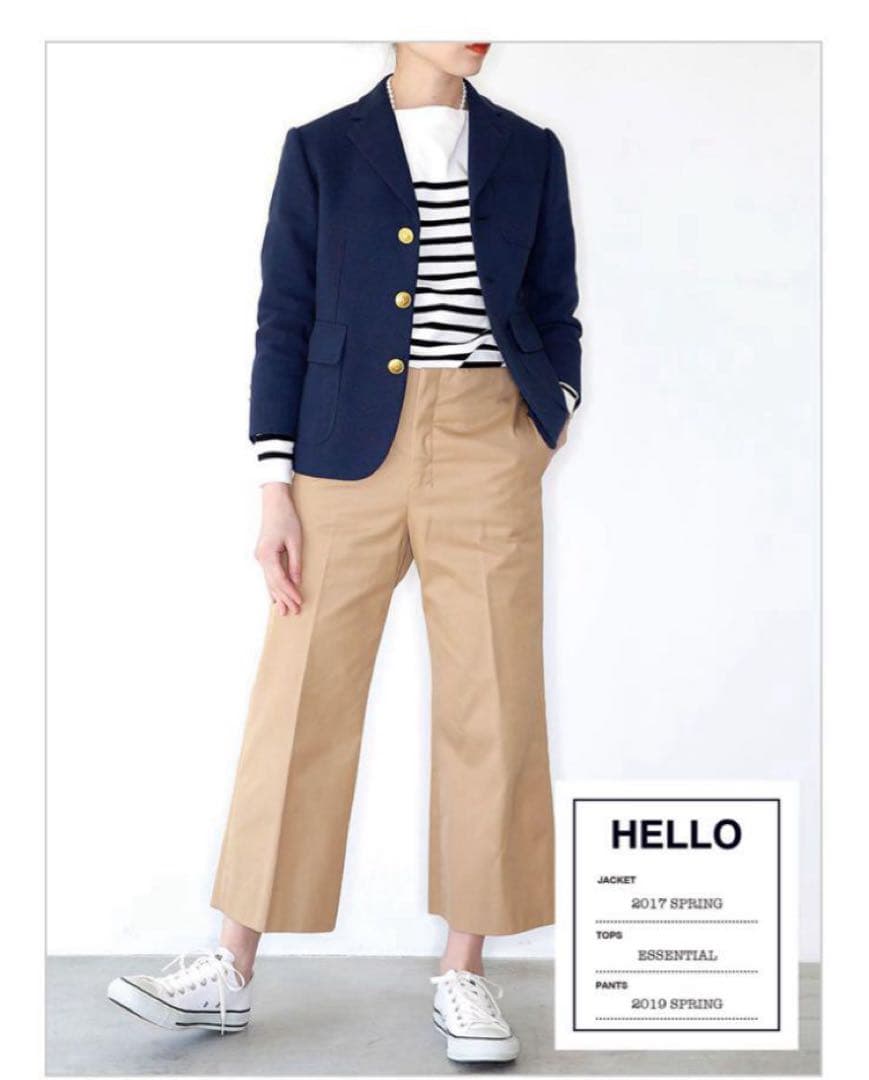 【美品】MADISON BLUE マディソンブルー★ベージュ ワイドパンツ 02