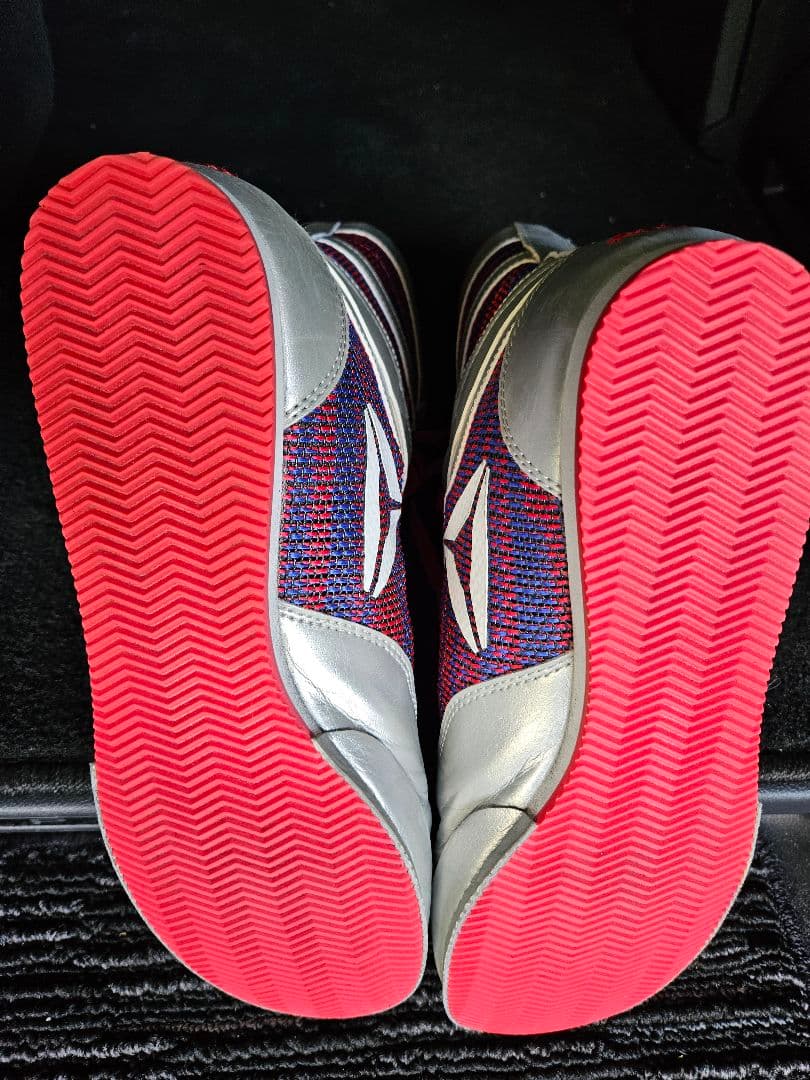 Reebok ボクシングシューズ ハイカット レッド/グレー/ブルー