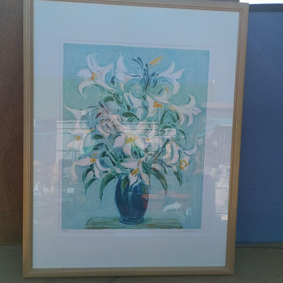 4048 アンドレ・コタボ　リトグラフ　額装