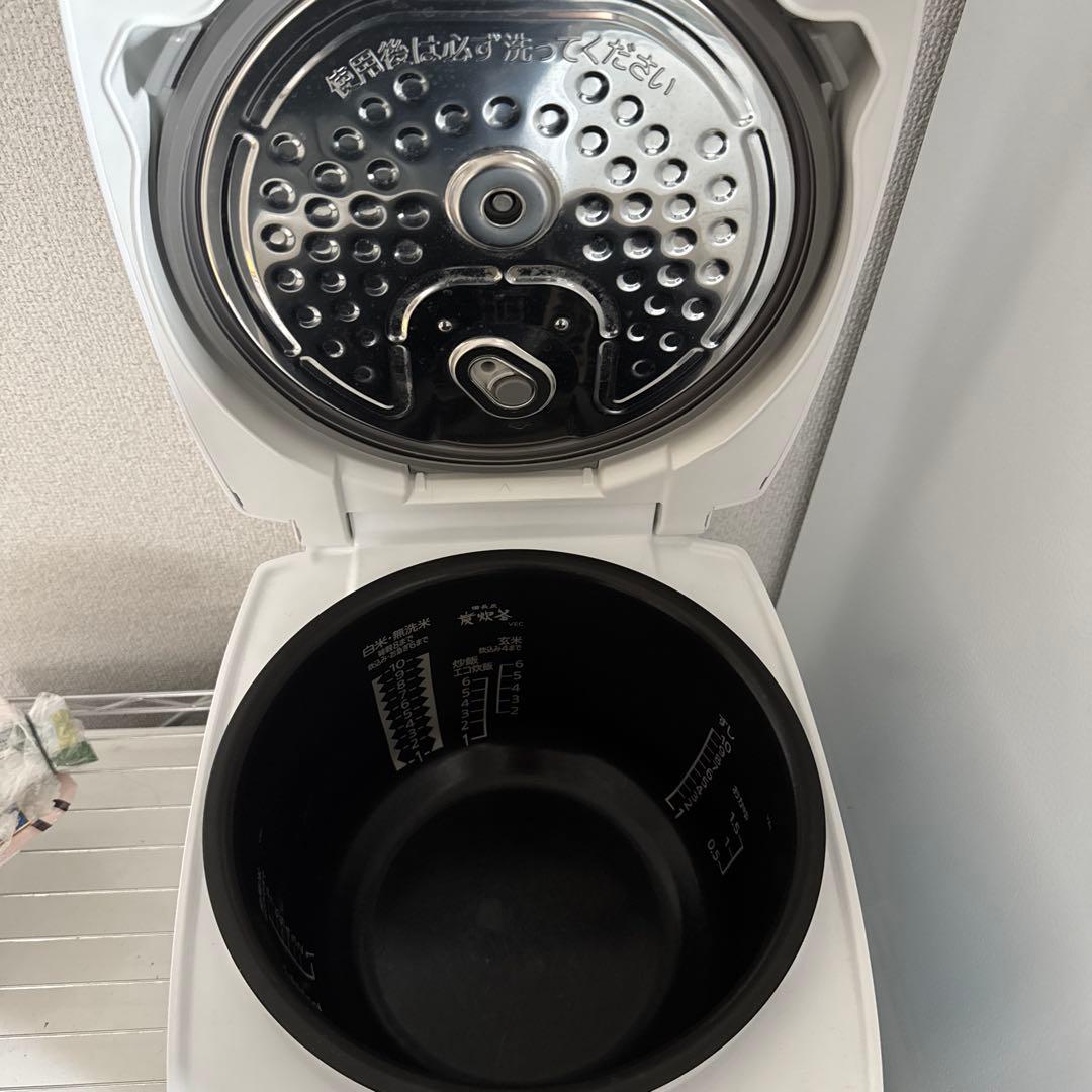 三菱IHジャー炊飯器　炭炊釜（2層厚釜）　10合炊き 2024年製　炊飯器