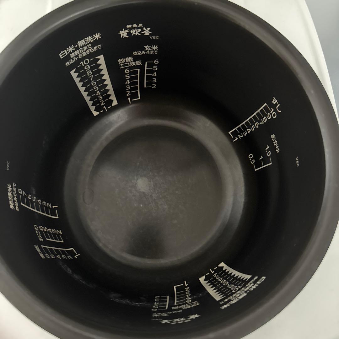 三菱IHジャー炊飯器　炭炊釜（2層厚釜）　10合炊き 2024年製　炊飯器