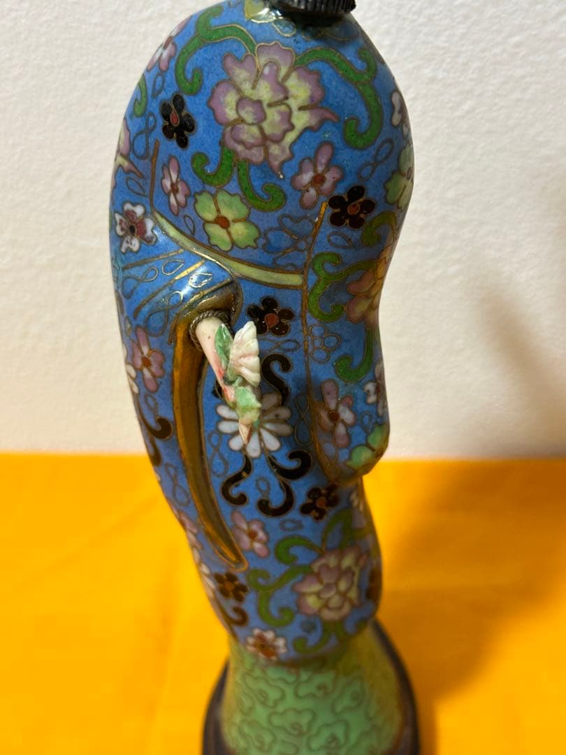 景泰藍 七宝焼美人 中国骨董