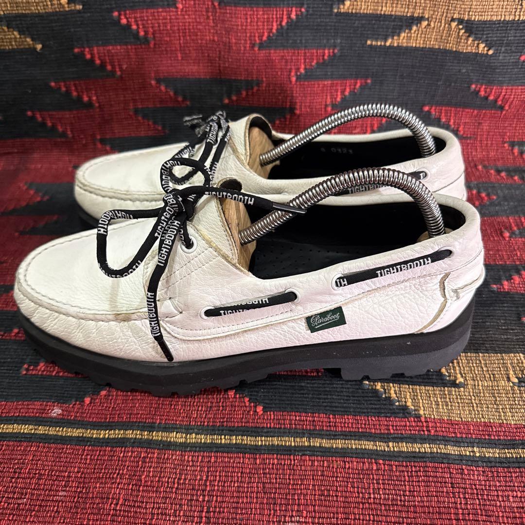 美品　タイトブース　パラブーツ MARO ホワイト　サイズ　UK8