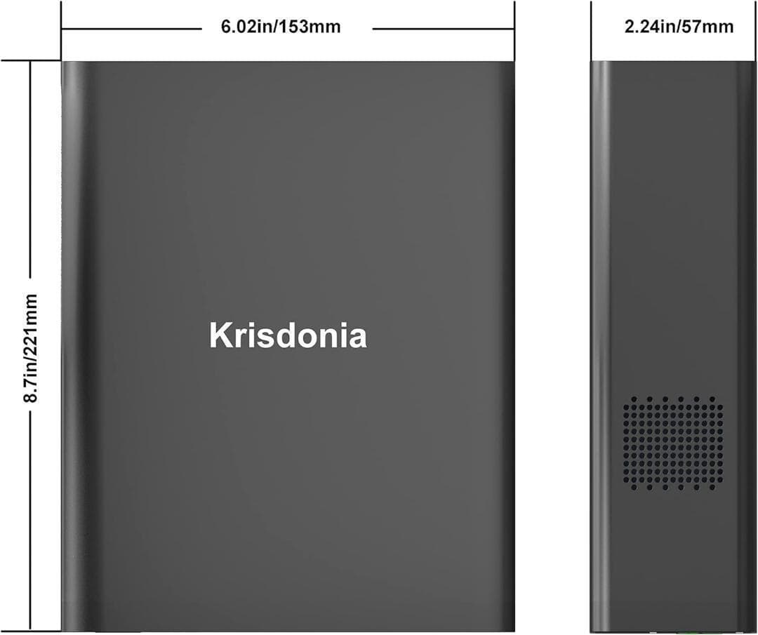 Krisdonia ポータブル電源 80000mAh 大容量 モバイルバッテリー