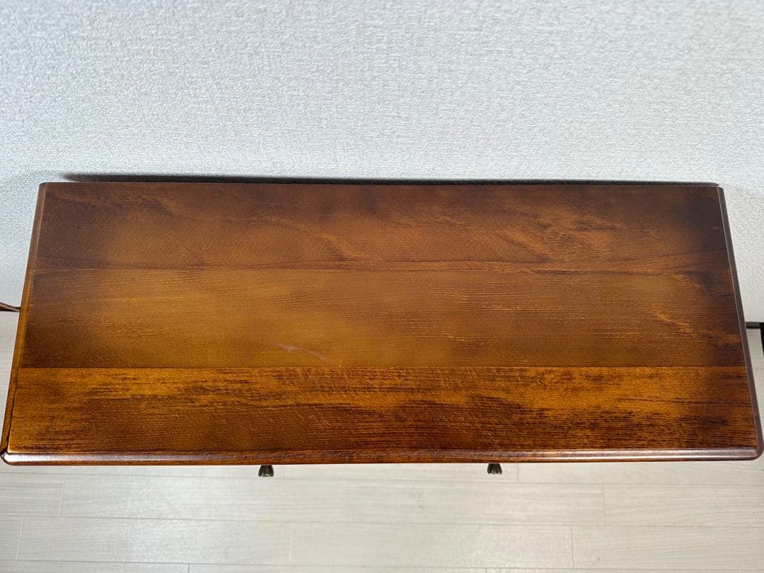 カリモク コロニアル 天然木 電話台 レンジ台 サイドチェスト ※i4※