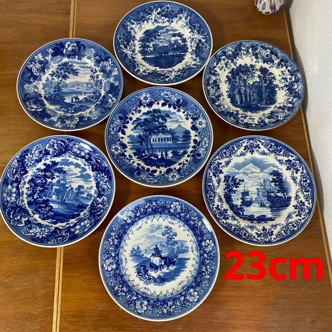 ウェッジウッド　ブルー＆ホワイト　リミテッドエディション23cmプレート