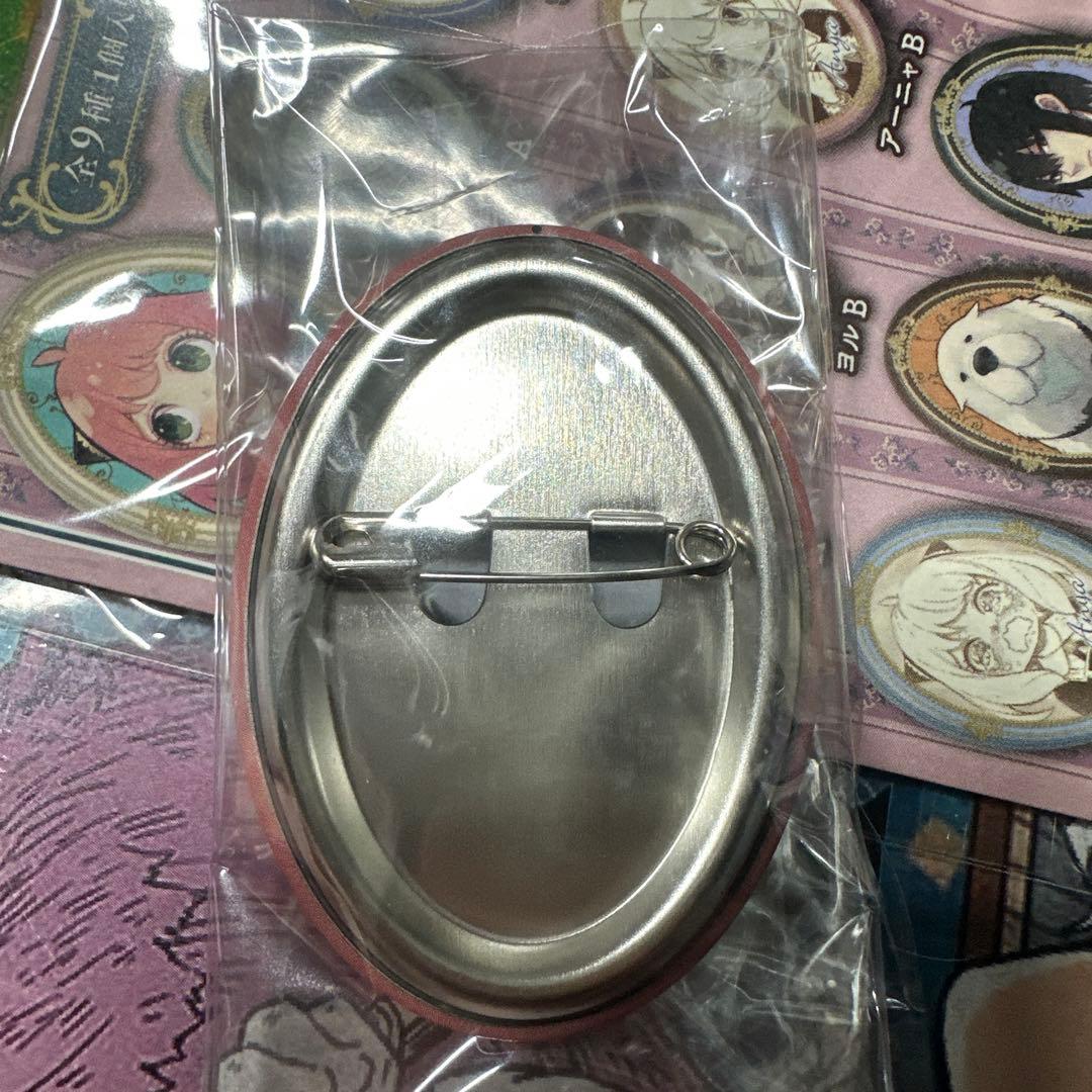 スパイファミリー　原作柄　額縁缶バッジ　トレーディング缶バッジ