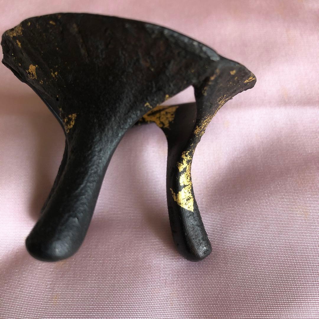 13代寒雉　鵬雲斉好銀杏蓋置