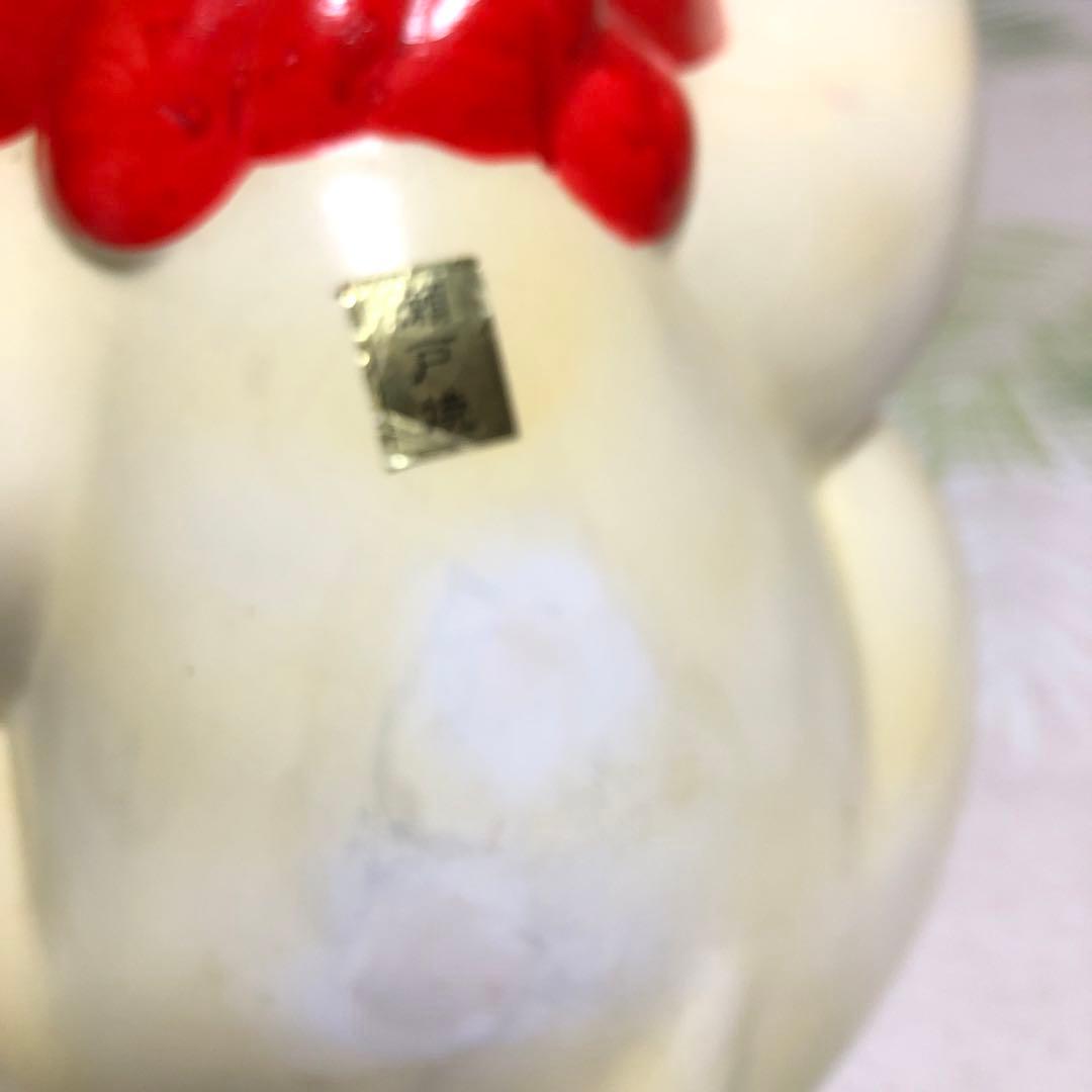 レトロ　瀬戸焼　特大招き猫