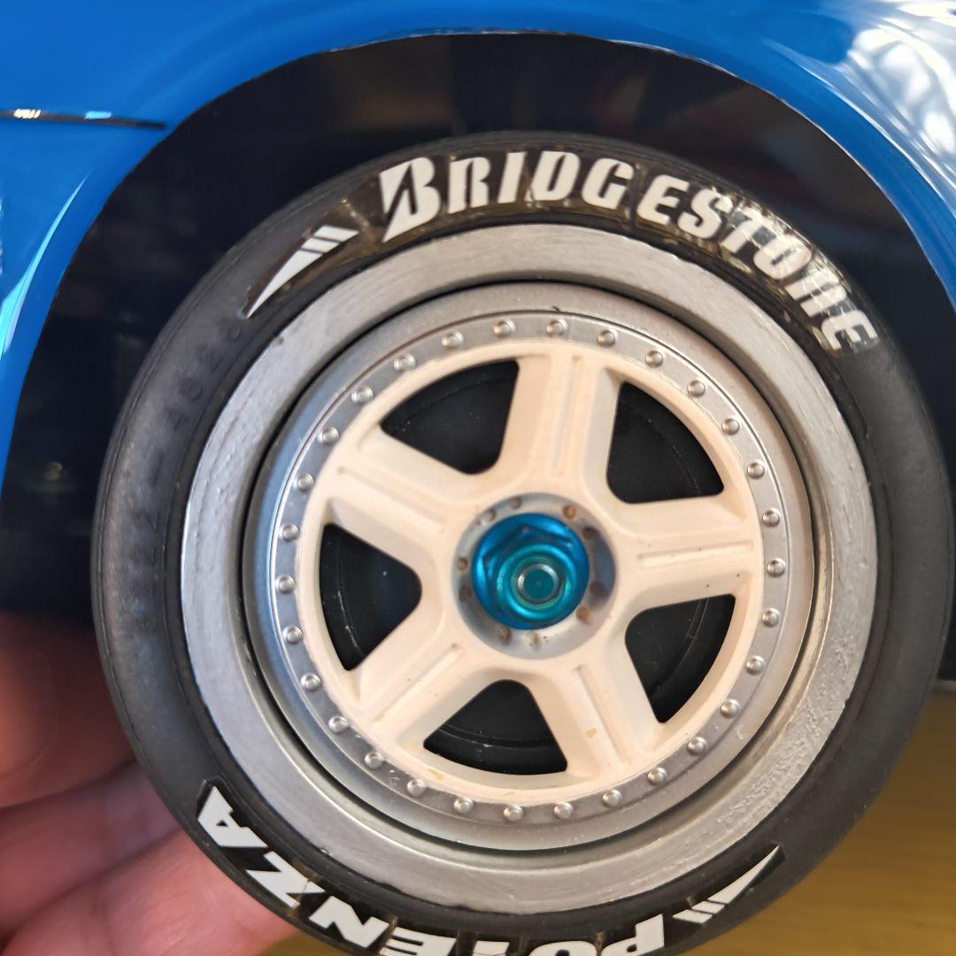 タミヤ　スカイラインボディ（ホイール、タイヤ、LED付き）のみ