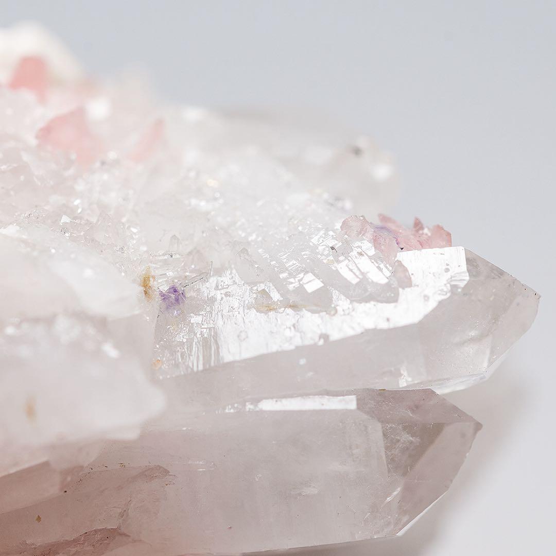 中国 ロードクロサイト フローライト 天然石 原石 鉱物標本 鉱石 蛍石 727