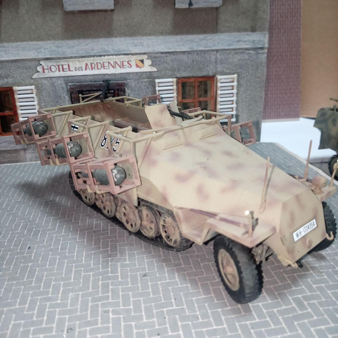タミヤ　ドイツ軍ハ―フトラックSd.Kfz.251　３輛　1/35　ジオラマ用