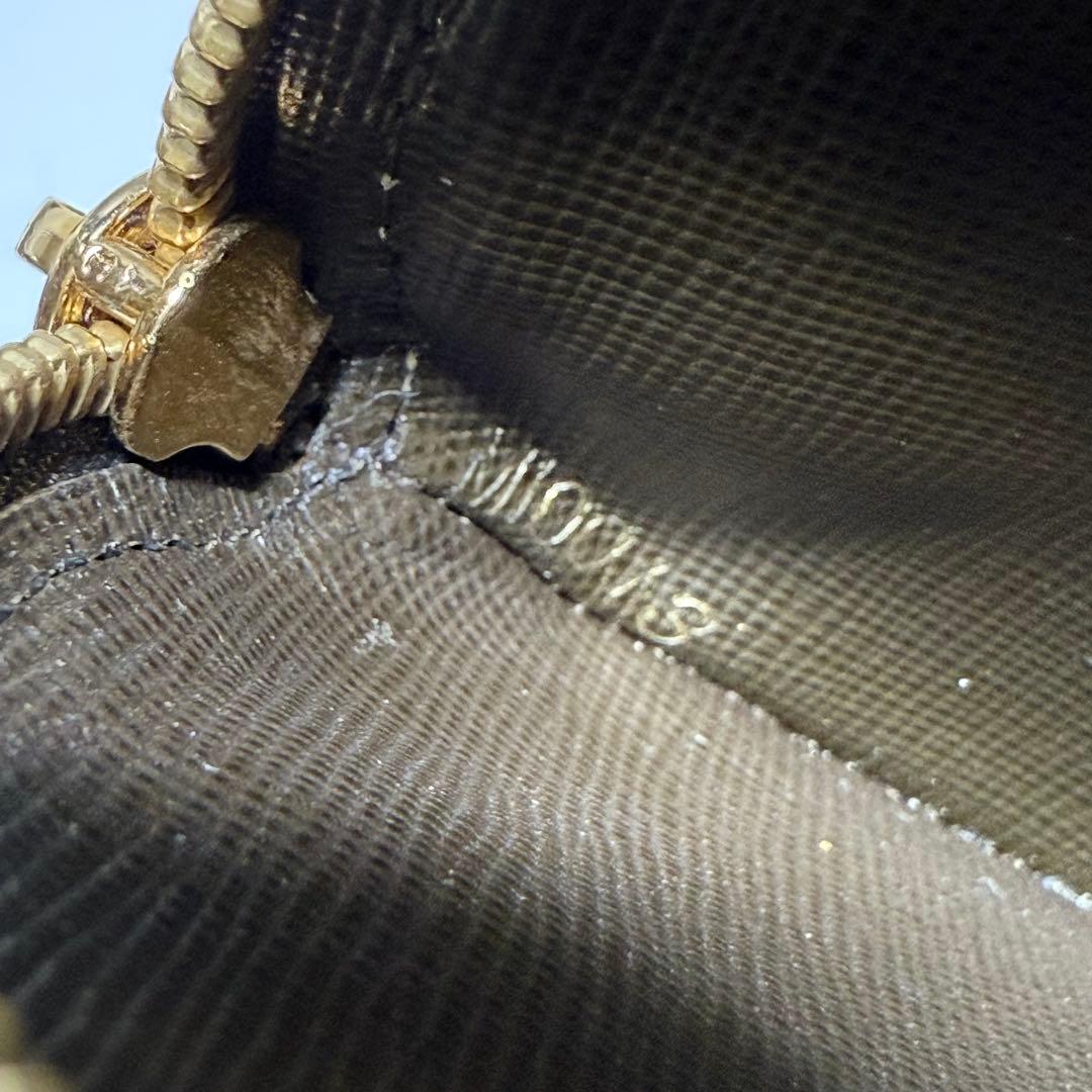 ルイ・ヴィトン ポルト・モネ・ロン モノグラム ミニ カーキ ケース