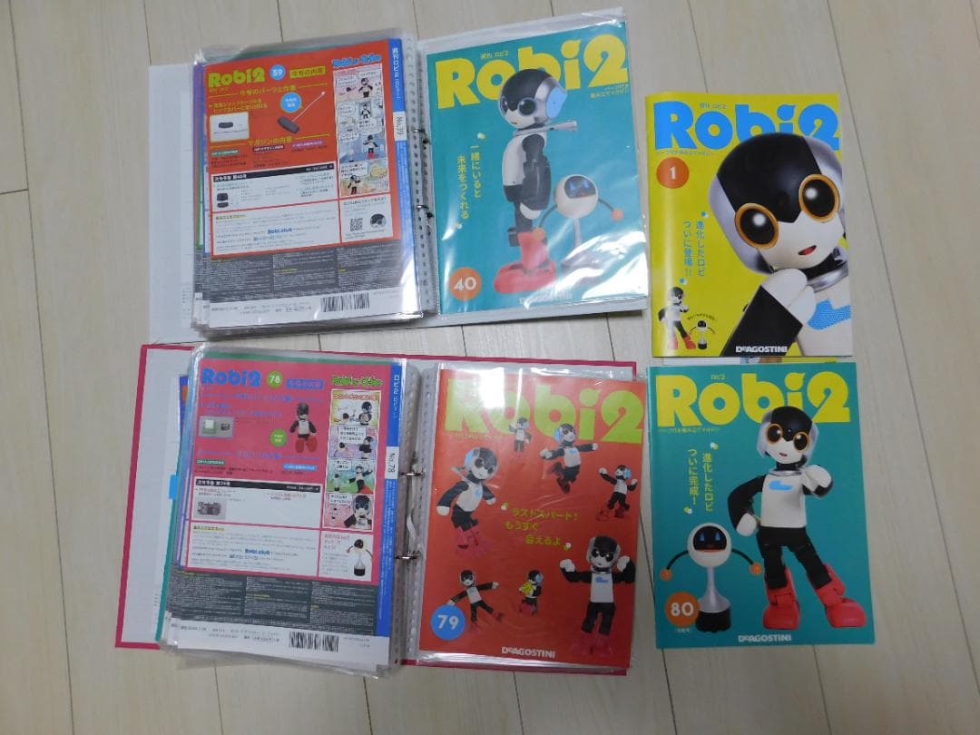DeAgostini　デアゴスティーニRobi2 組み立てマガジン1-80完備