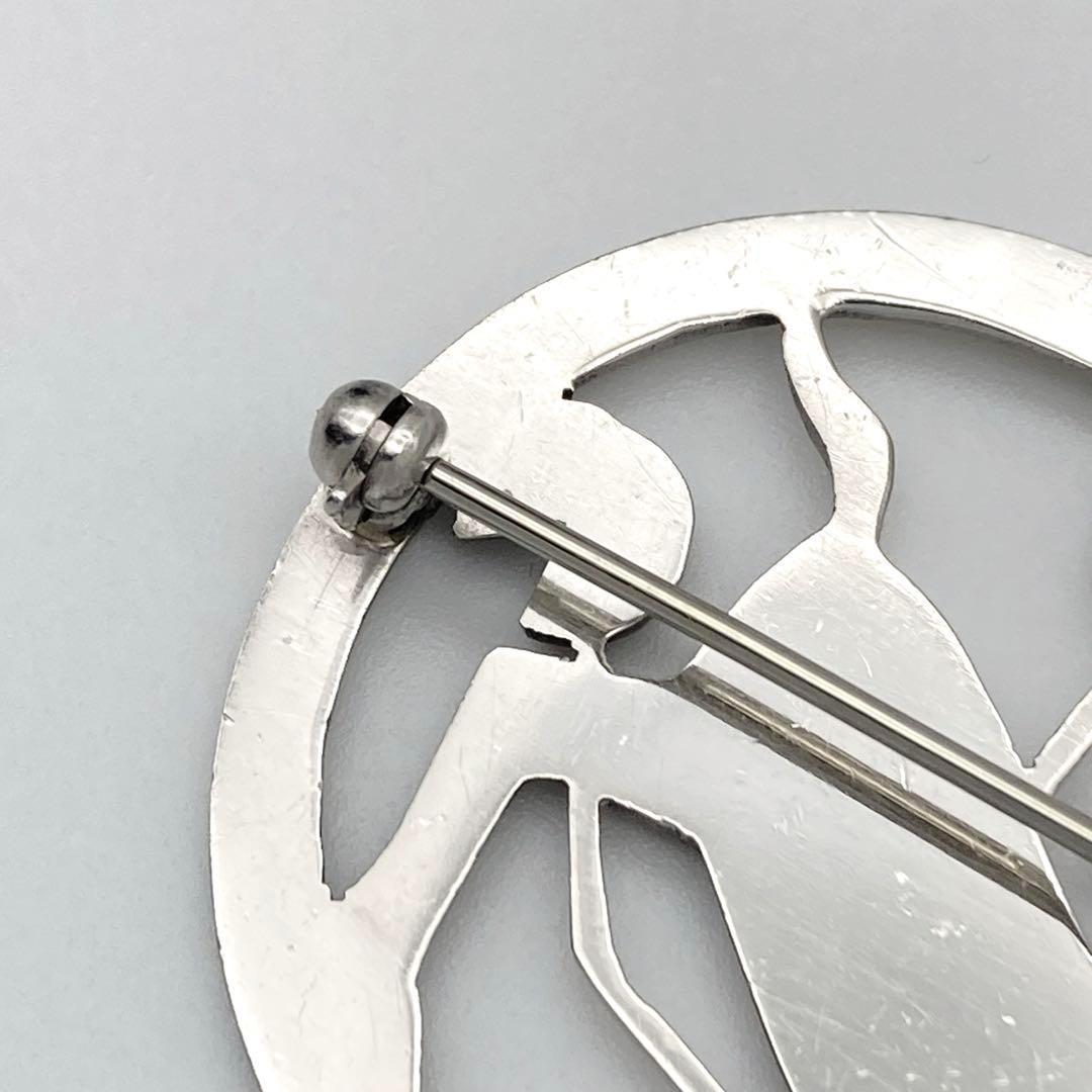 ジョージジェンセン 256 鹿 ブローチ アーノ・マリノウスキー SV925