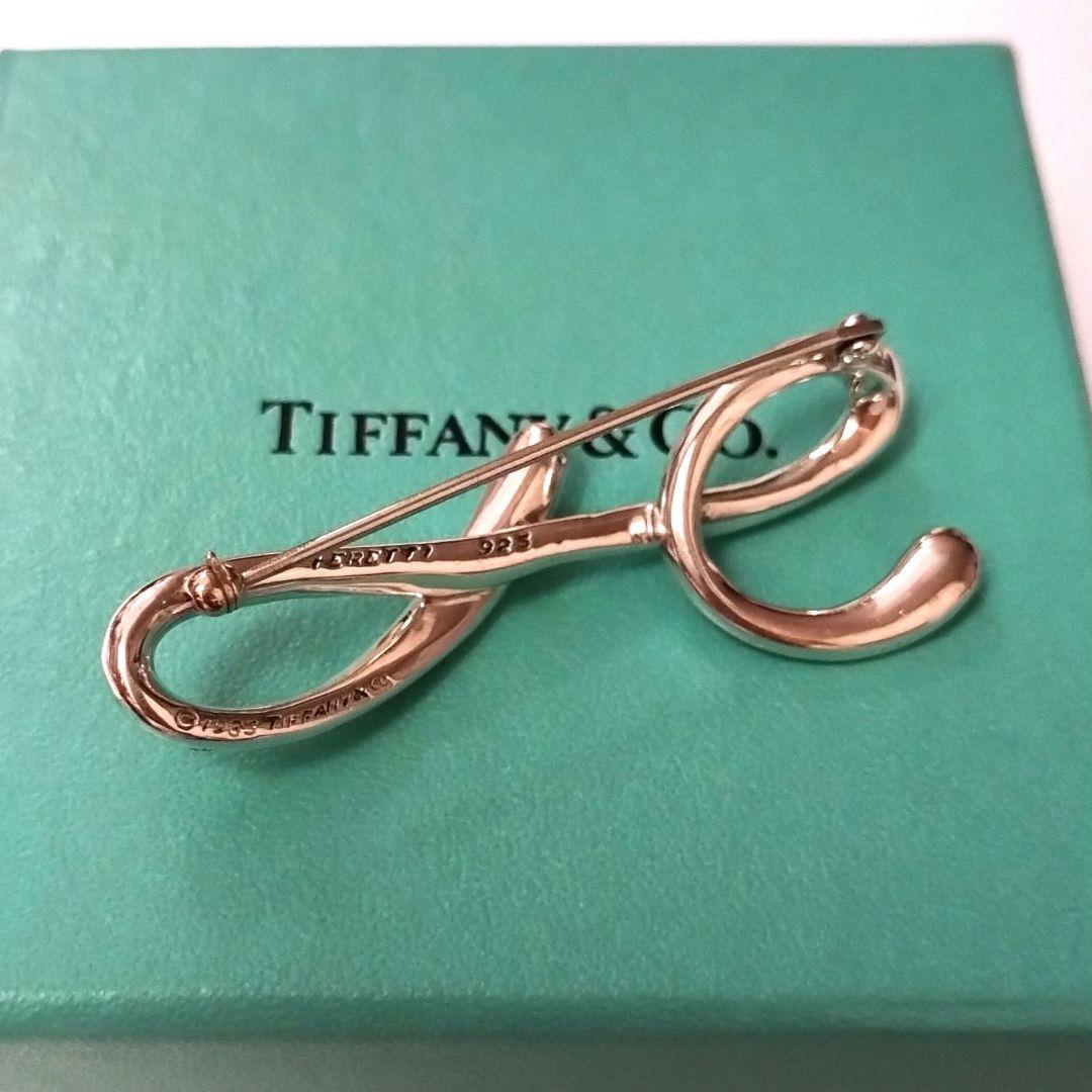 専用ですTIFFANY ティファニー イニシャル ブローチ シルバー ラージ