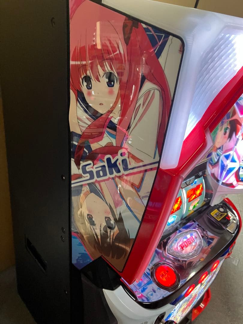 パチスロ Ｌ 咲‐Saki‐ 頂上決戦 簡易ユニット付 スマスロ実機⭕️送料無料⭕️