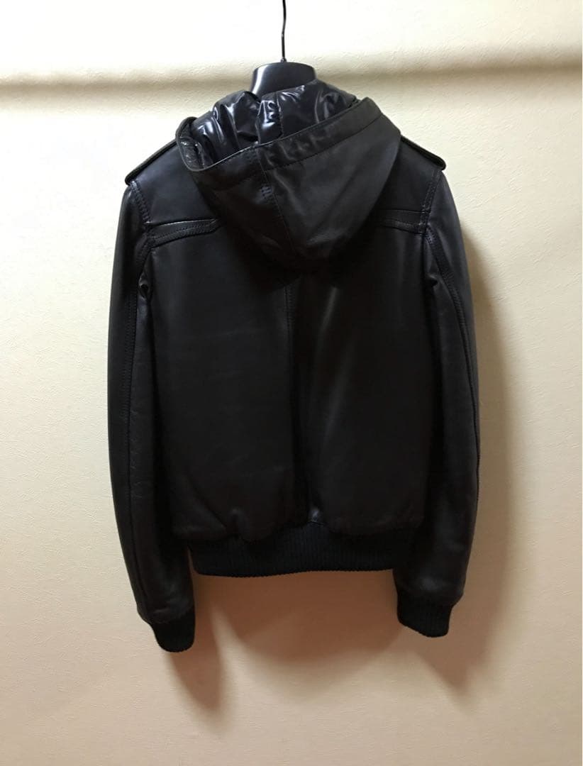 dior homme ディオールオム ０７A/W フーデットレザージャケット