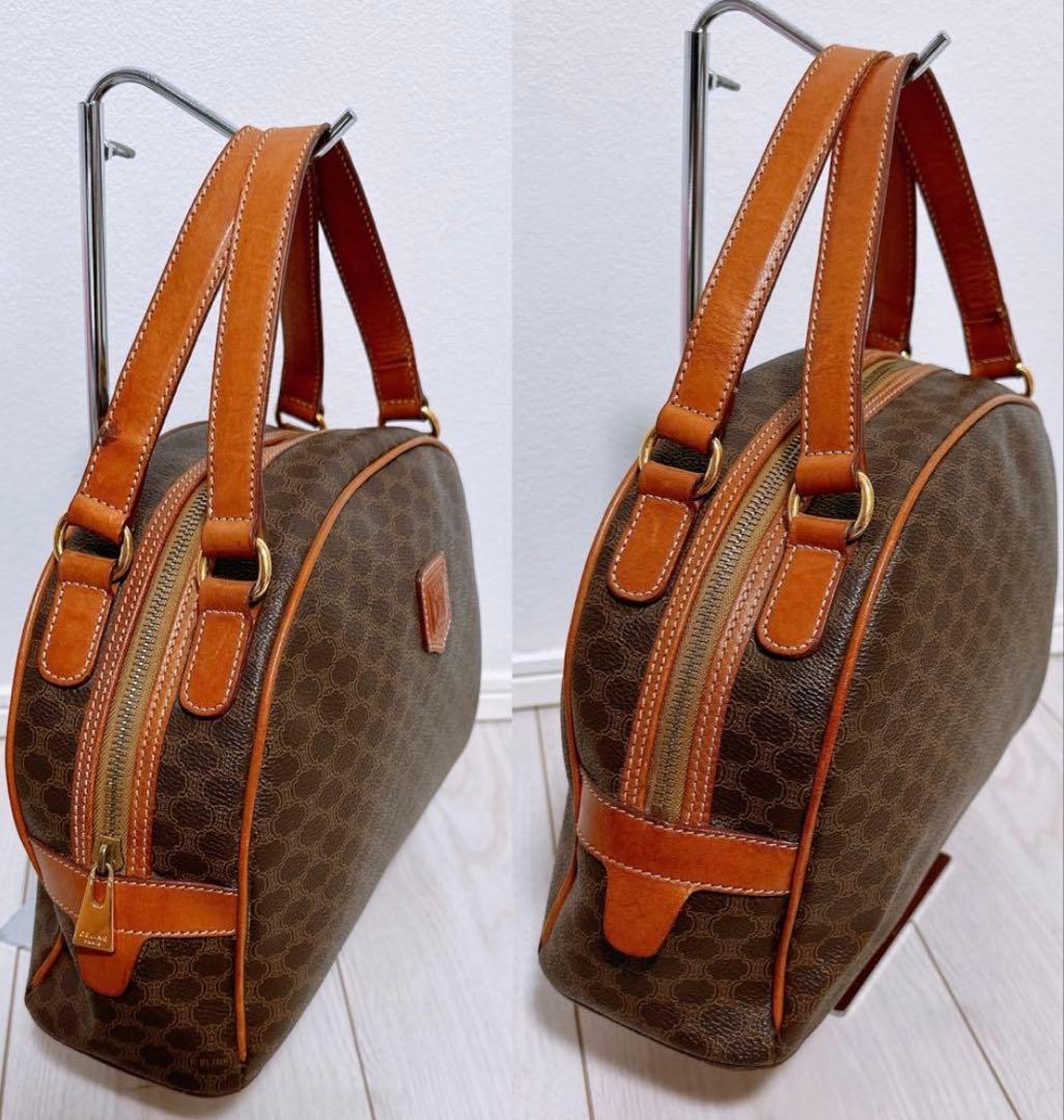 セリーヌ　CELINE マカダム　ドーム型ハンドバッグ