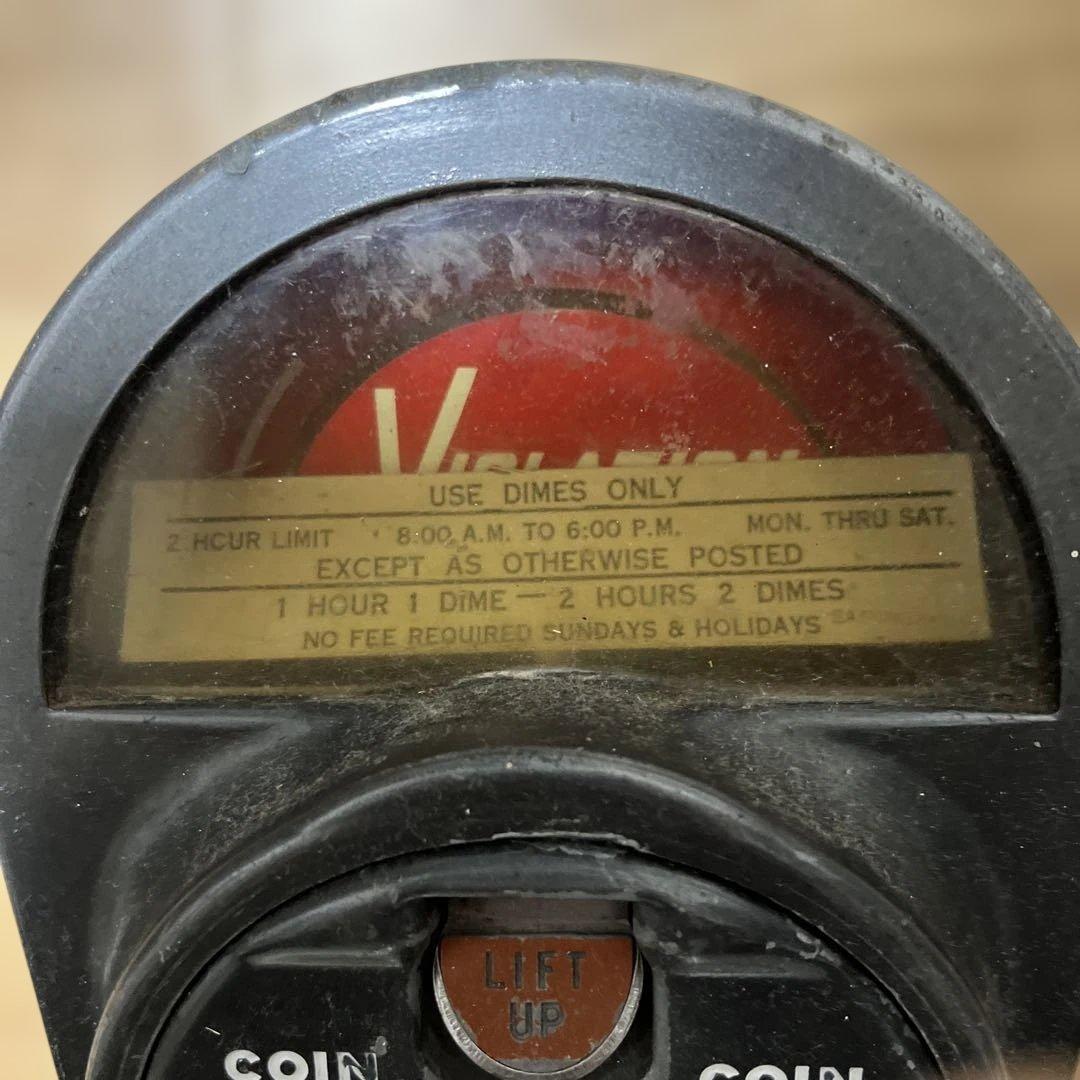 パーキング メーター アメリカ 実使用 レバー 稼働 実物