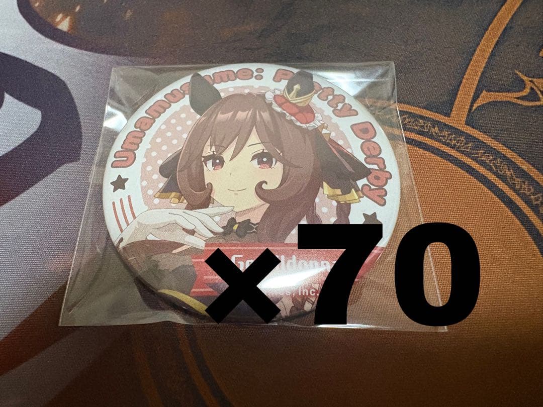 ウマ娘 ジェンティルドンナ キャラバッジ 70個
