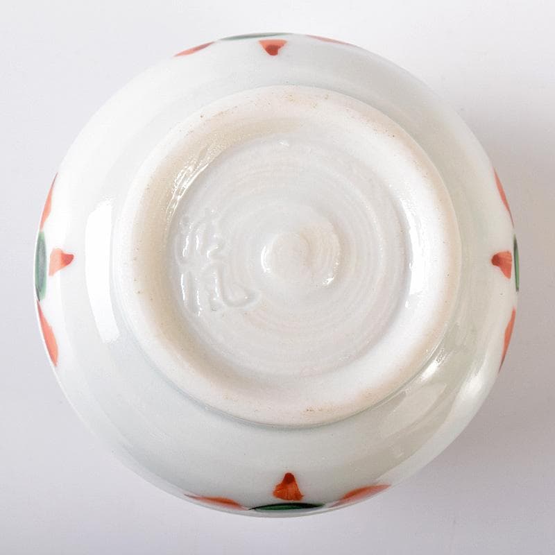 茶道具　清風与平造　赤絵　香合　共箱　M　R8244