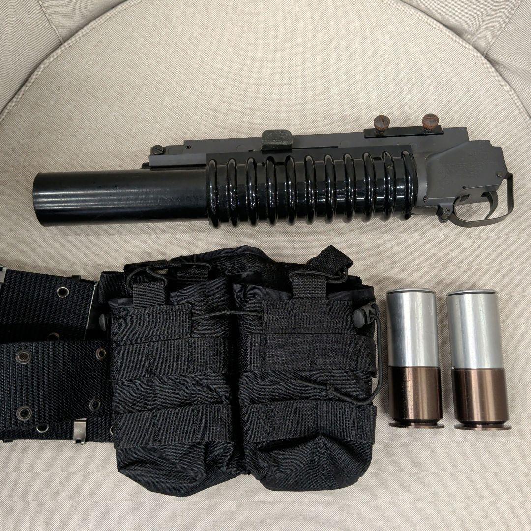 【サンプロ】M203 グレネードランチャーRS R.I.S取付タイプ【弾付】