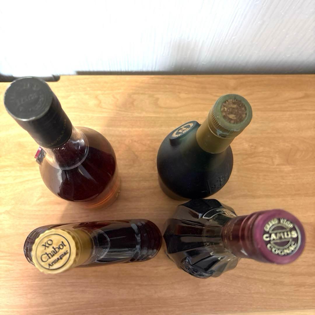 【未開封】コニャック　ブランデー　４本セット　CAMUS NAPOLEON ほか