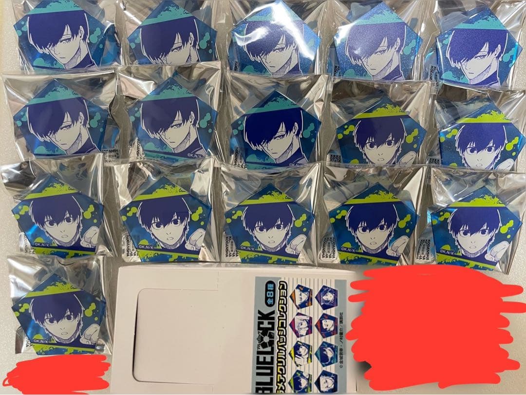 ブルーロック ラメアクリルバッジ