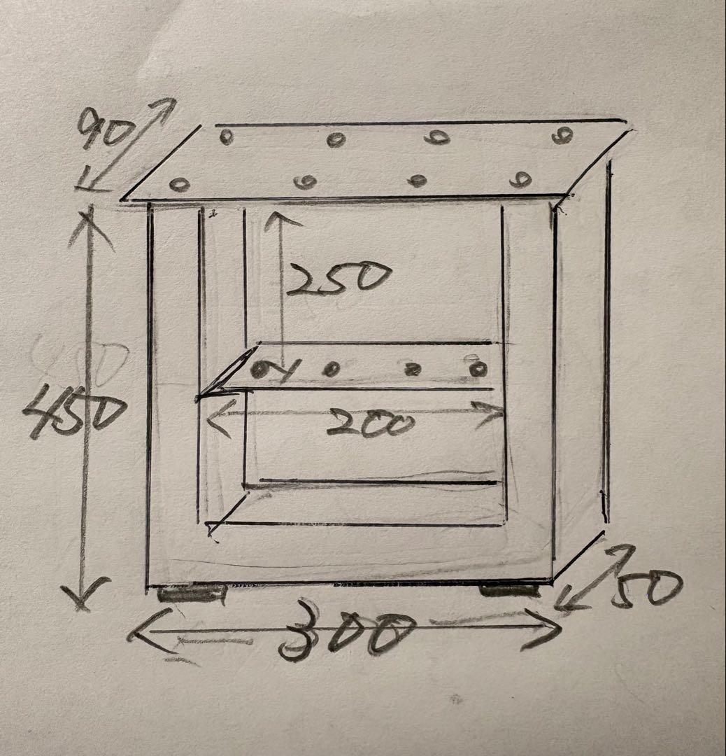 yutuitu2000　鉄脚 シェルフ アイアンレッグ TVボード 什器