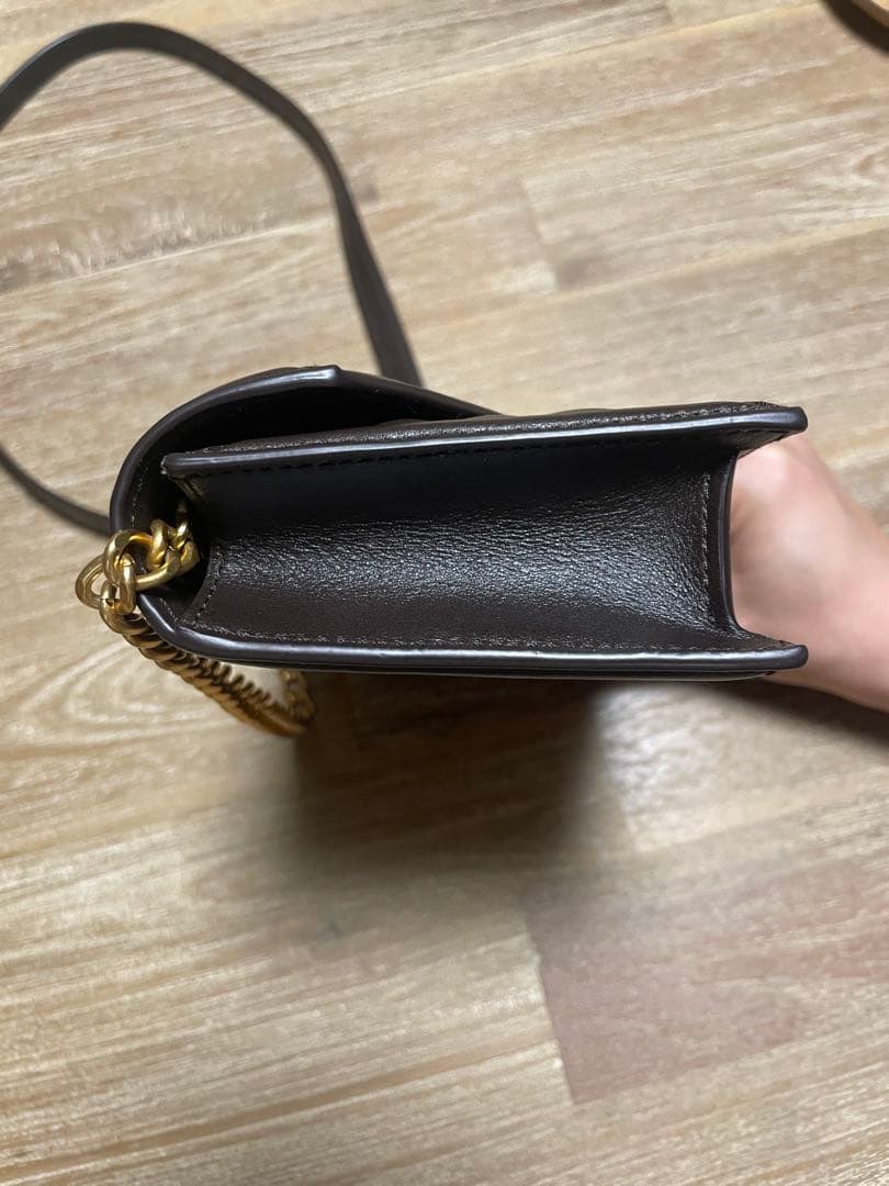 POLO RALPH LAUREN チェーン付ウォレットショルダーバッグ