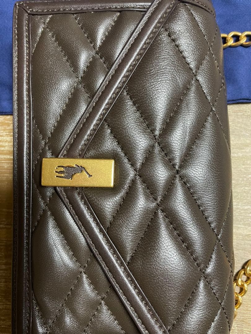 POLO RALPH LAUREN チェーン付ウォレットショルダーバッグ