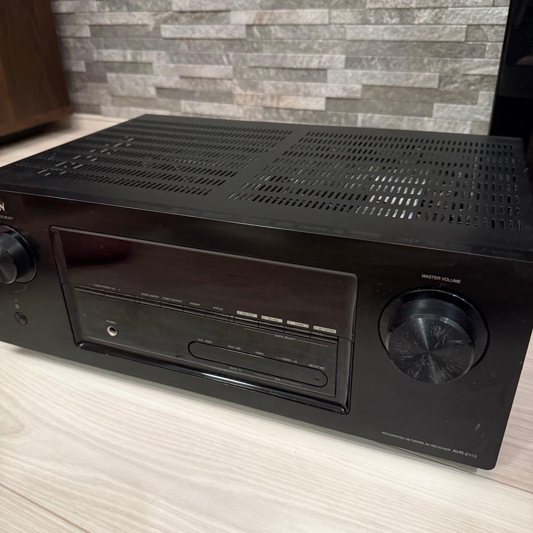 ［匿名配送］DENON AVR-2113 AVアンプ ホームシアターオーディオ