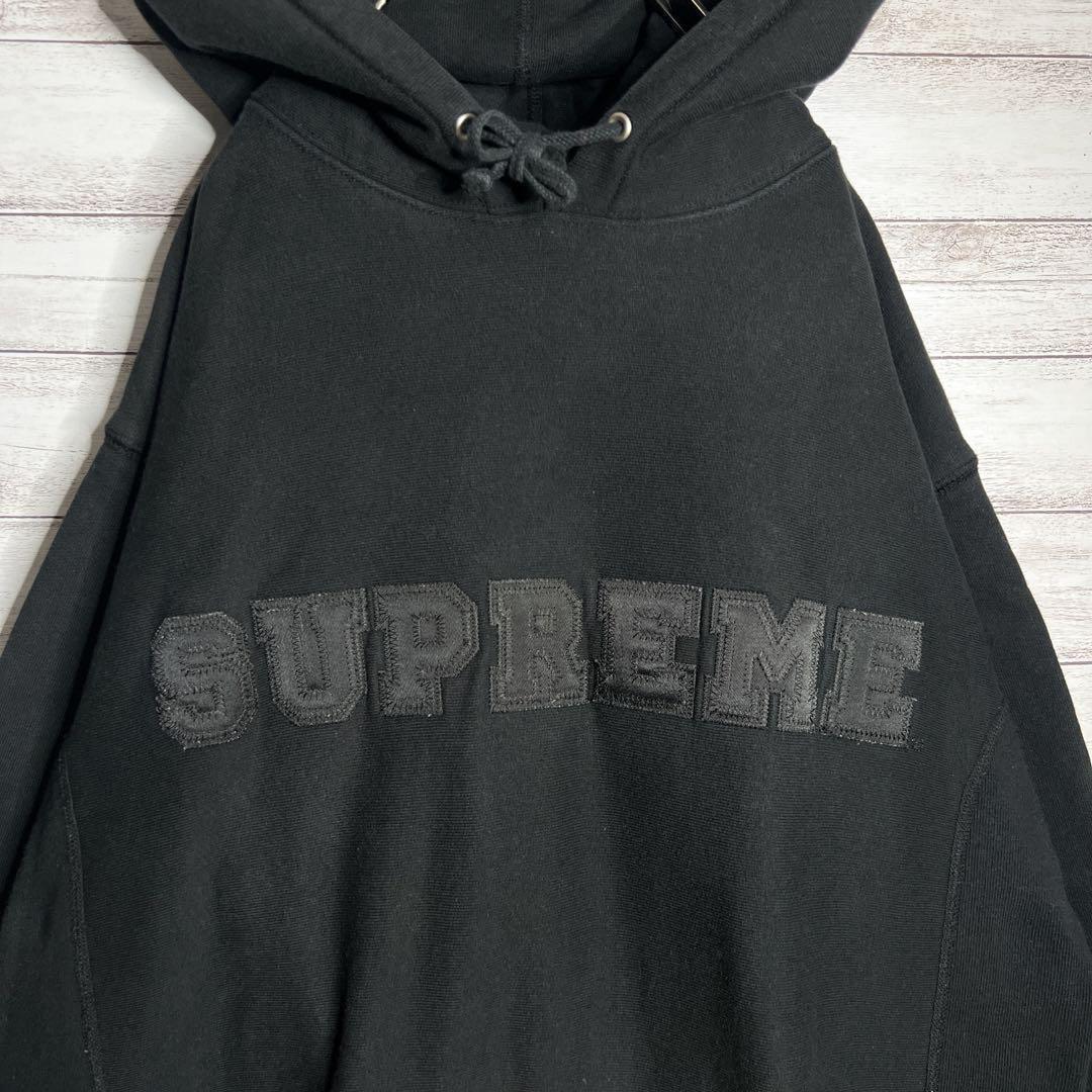 【入手困難!!】シュプリーム ✈︎カナダ製 刺繍 トレーナー 肉厚 裏起毛
