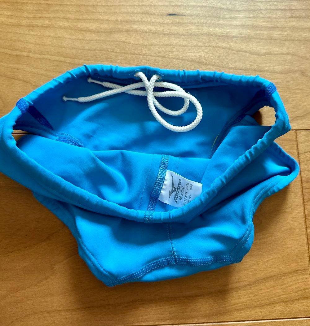 MIZUNO 初期マイティライン　Mサイズ　ターコイズブルー 　競泳水着　競パン