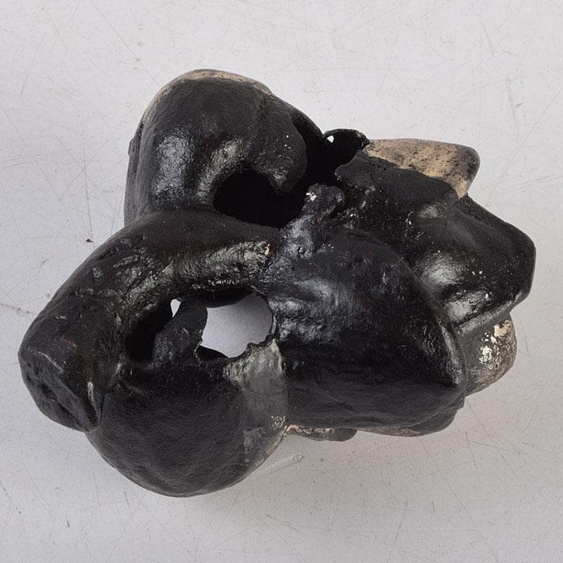 釜師　十三代　宮崎寒雉作　鋳銅　蓋置　共箱　V　9047