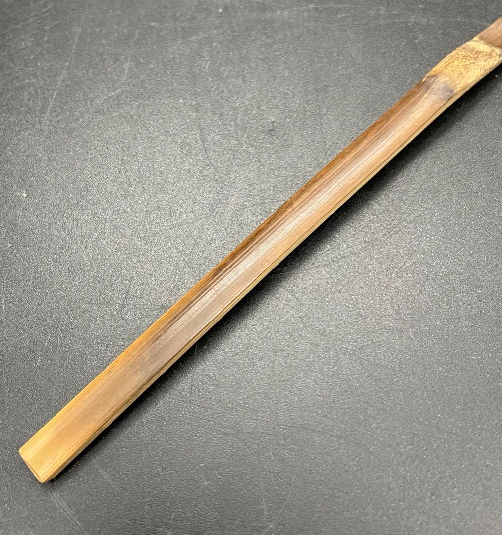 c330 茶杓　銘　おぼろ月　井口海仙　茶道具　共箱