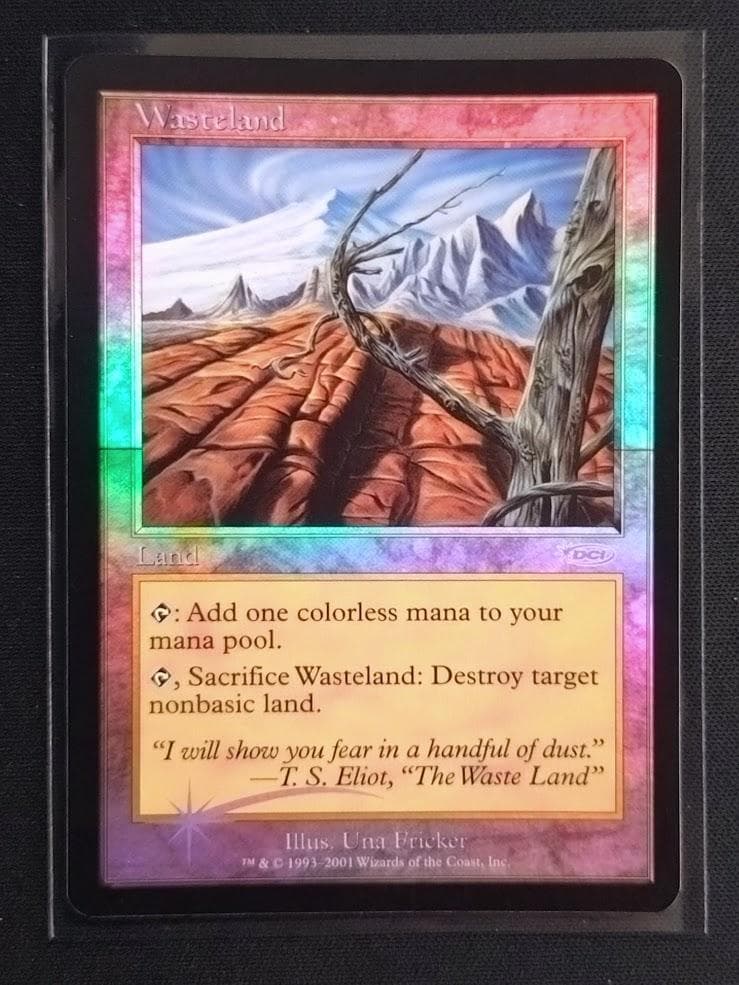 MTG 不毛の大地/Wasteland ジャッジ褒賞 FOIL 旧枠 DCI